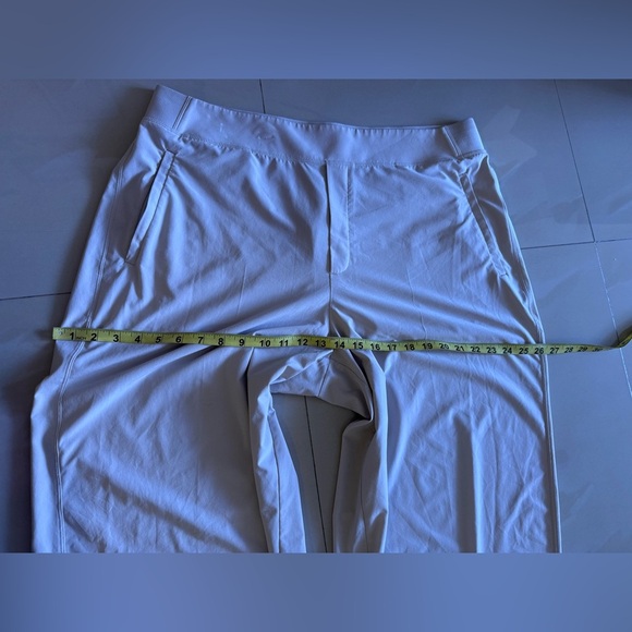 Athleta straight-leg joggers in size 18. These pants have a relaxed fit, a wide - Picture 12 of 16